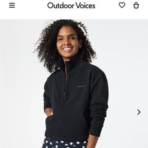 Outdoor Voices half zip